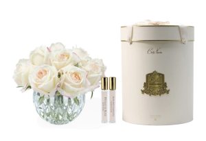 COTE NOIRE LUXURY ROUND 13 ROSE BUD BOUQUET - PINK BLUSH