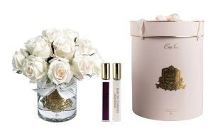 COTE NOIRE LUXURY GRAND ROSE BUD BOUQUET - PINK BLUSH - GOLD BADGE